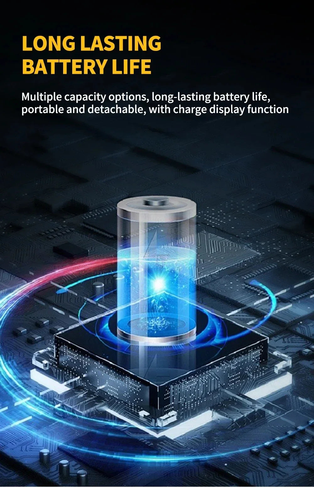 Original Dewalt 20V Battery, dewalt 2AH/5AH/6AH Rechargeable Lithium-Ion Battery, Dewalt DCB206 Power Tool Replacement Battery.