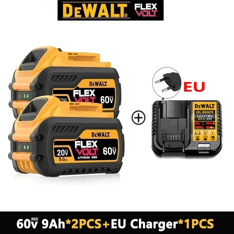 Original Dewalt 20V Battery, dewalt 2AH/5AH/6AH Rechargeable Lithium-Ion Battery, Dewalt DCB206 Power Tool Replacement Battery.
