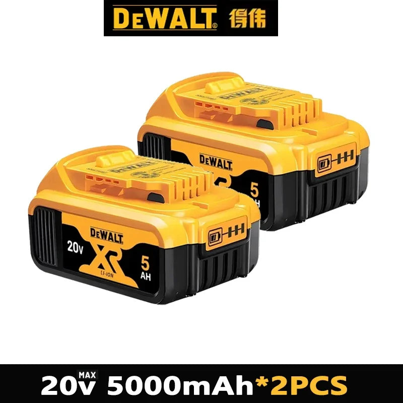 Original Dewalt 20V Battery, dewalt 2AH/5AH/6AH Rechargeable Lithium-Ion Battery, Dewalt DCB206 Power Tool Replacement Battery.