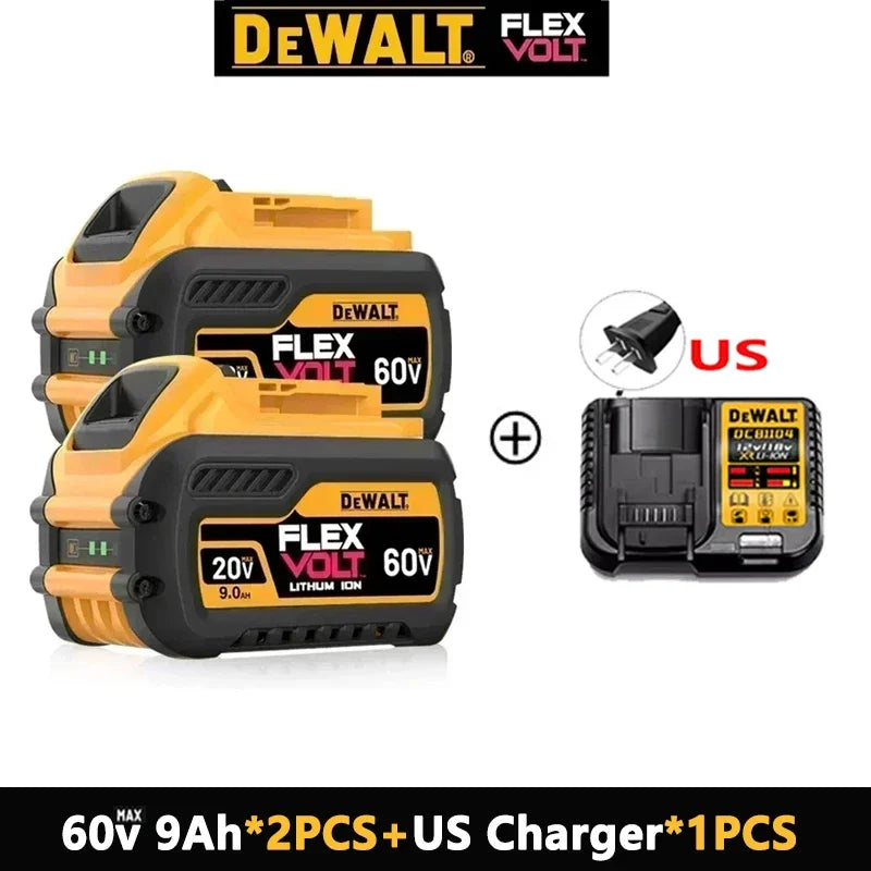 Original Dewalt 20V Battery, dewalt 2AH/5AH/6AH Rechargeable Lithium-Ion Battery, Dewalt DCB206 Power Tool Replacement Battery.